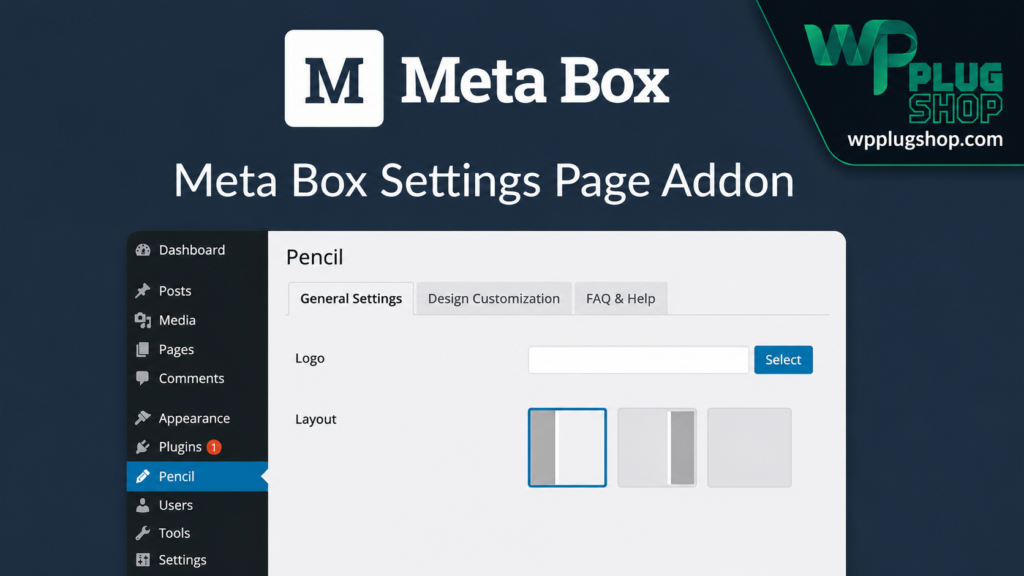 Meta Box Settings Page Addon for WordPress – Custom Theme & Plugin Settings Builder