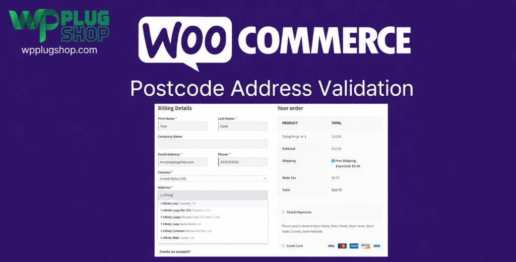 WooCommerce Postcode Address Validation – Address Lookup & Checkout Verification Plugin