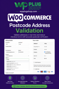 WooCommerce Postcode Address Validation – Address Lookup & Checkout Verification Plugin
