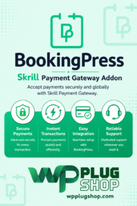 BookingPress Skrill Payment Gateway Addon – WordPress Appointment Booking Payment Integration