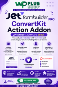 JetFormBuilder Pro ConvertKit Action Addon for WordPress – Email Marketing Integration