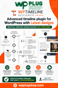WP Timeline Designer Pro – Responsive WordPress Timeline Plugin