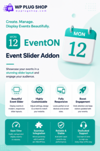 EventON Event Slider Addon – Responsive Touch-Swipe Event Carousel Extension