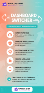 Dashboard Switcher - Custom Dashboard – Premium Role-Based Admin Customizer