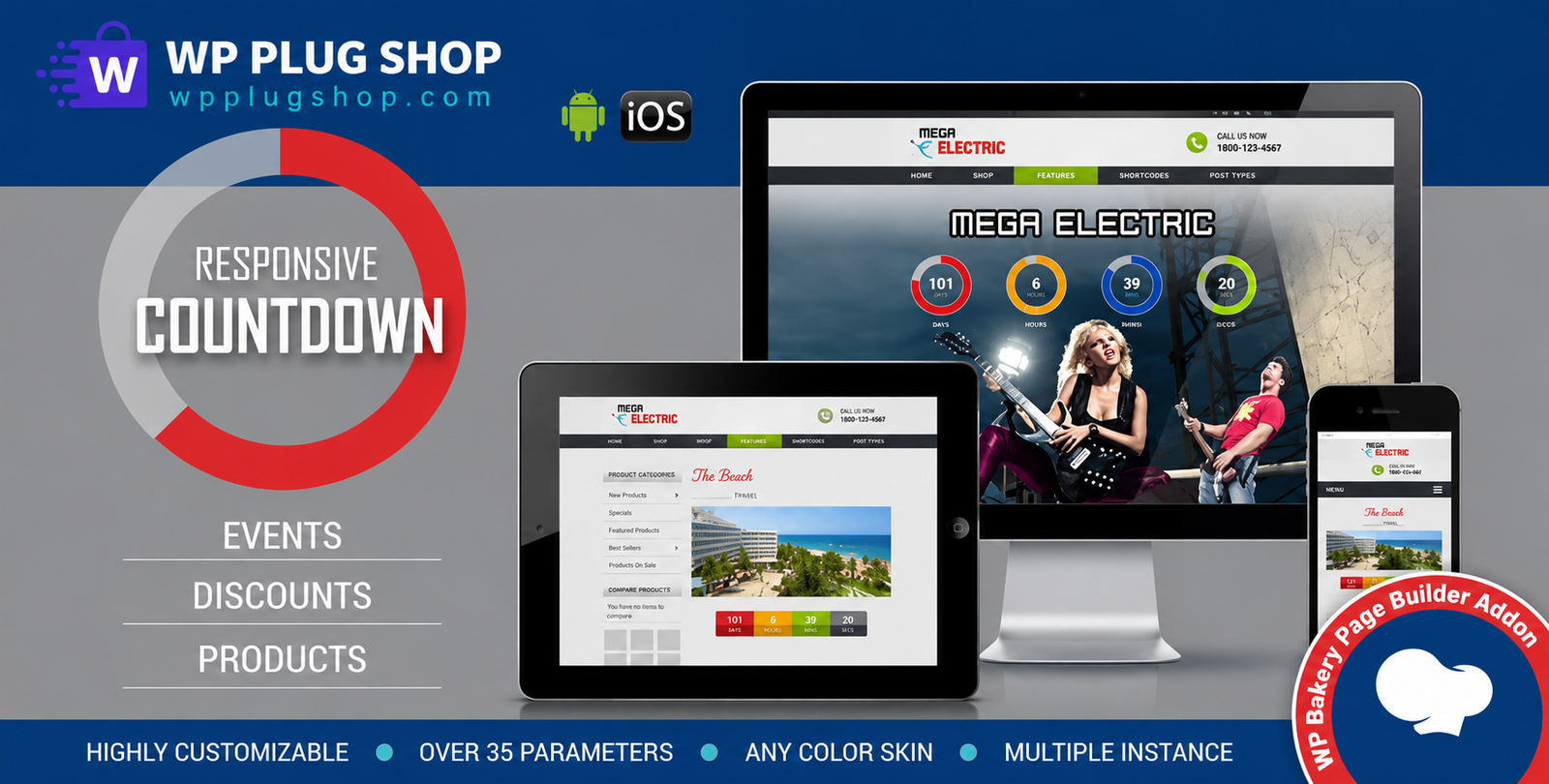Countdown Pro WP Plugin – Premium Responsive Conversion & Urgency Timer