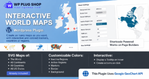 Interactive World Maps – Premium Customizable Clickable SVG Map Builder