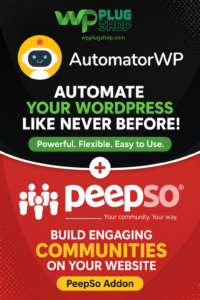 AutomatorWP PeepSo Addon GPL – Automate WordPress Community Workflows & Member Activities