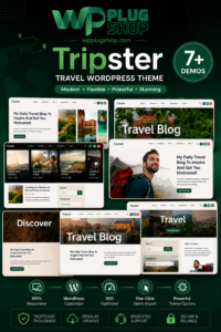 Tripster WordPress Theme – Modern Travel & Lifestyle Blog Theme for Elementor & WooCommerce