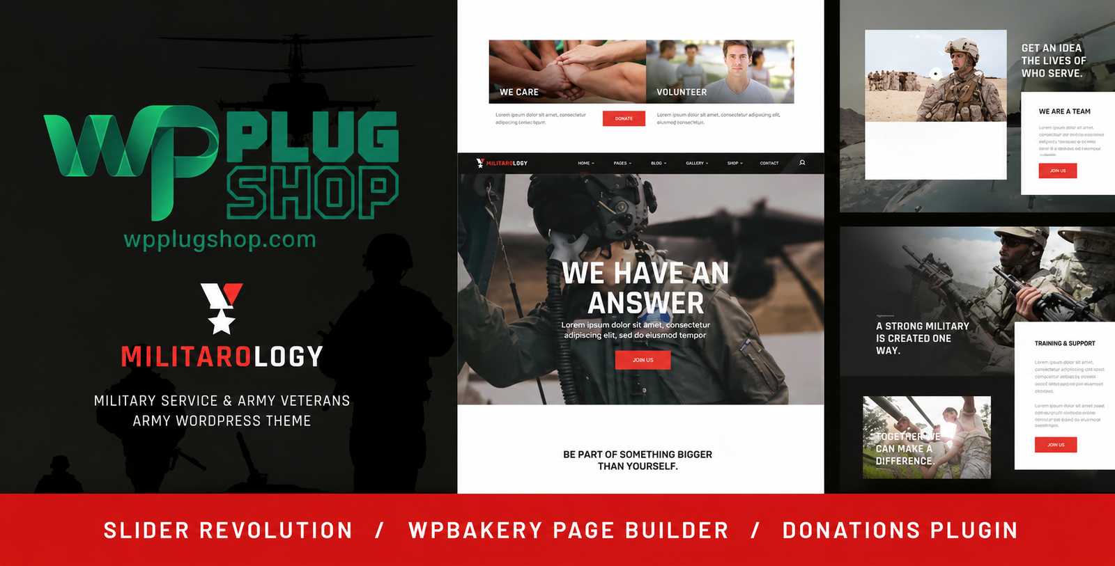 Militarology Military Service & Army Veterans WordPress Theme