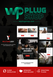 Militarology Military Service & Army Veterans WordPress Theme