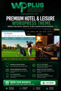 Hotel Leisure Hotel Resort & Spa WordPress Theme