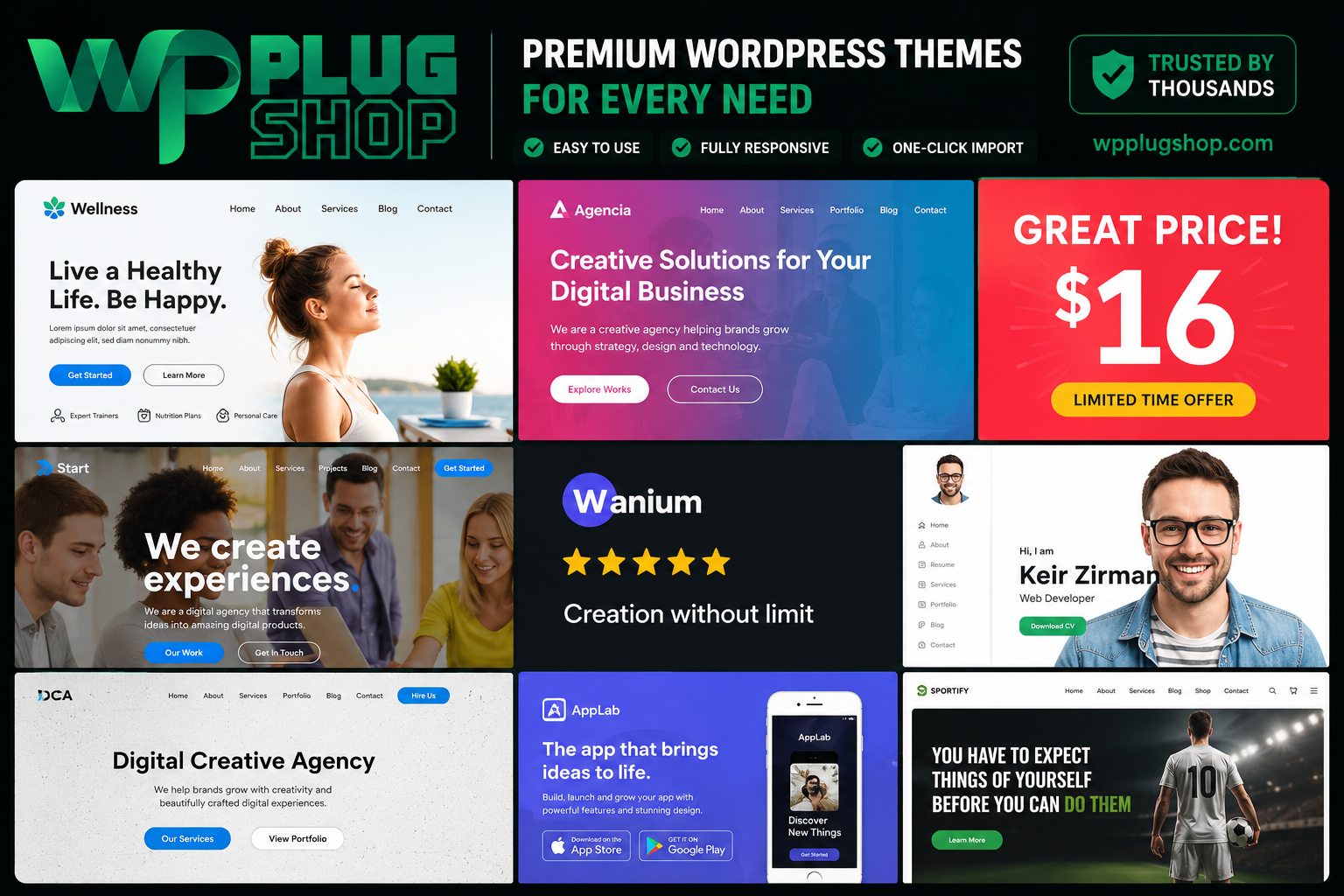 Wanium Elegant Multi-Concept WordPress Theme