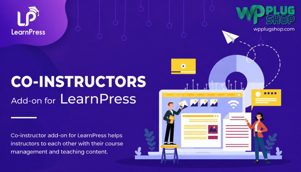 LearnPress Co-Instructors Add-On for WordPress LMS