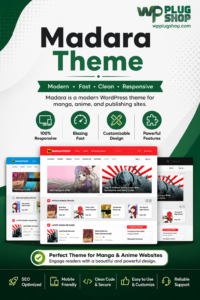 Madara WordPress Theme for Manga Websites