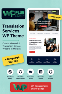Translang WordPress Theme – Translation Services & Language Courses Website Theme