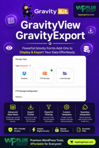GravityView GravityExport – Advanced Gravity Forms Export & Reporting Plugin for WordPress
