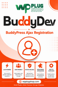 BuddyPress Ajax Registration – AJAX Signup Plugin for WordPress Communities