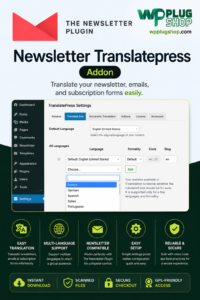 Newsletter TranslatePress Addon – Multilingual Integration for The Newsletter Plugin