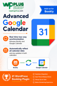 Bookly Advanced Google Calendar Add-on – Real-Time Two-Way Calendar Synchronization