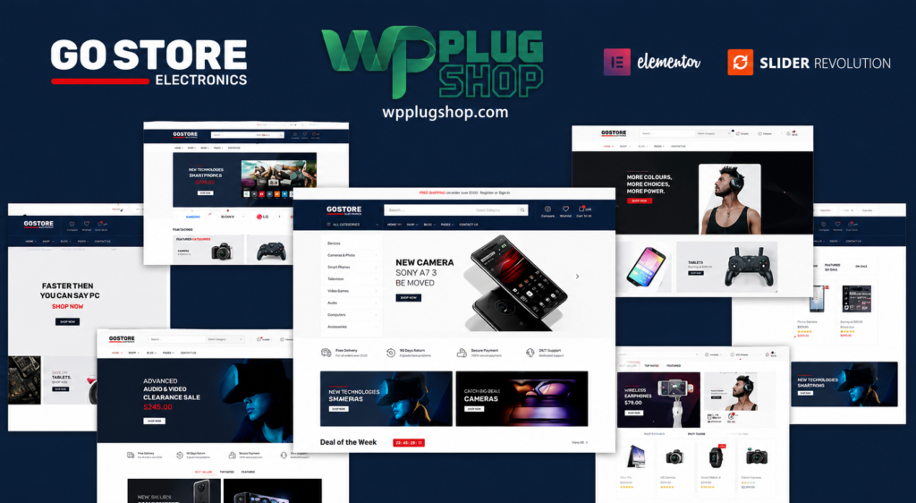 GoStore Theme – Elementor WooCommerce WordPress Theme for Modern Online Stores