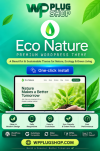 Eco Nature Theme – Environment, Ecology & Nonprofit WordPress Theme