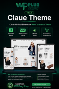 Claue Theme – Clean Minimal Elementor WooCommerce Theme 2.2.8