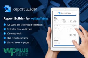 Report Builder for wpDataTables – DOCX & XLSX Generator 2.2