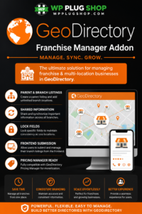 GeoDirectory Franchise Manager Addon for WordPress