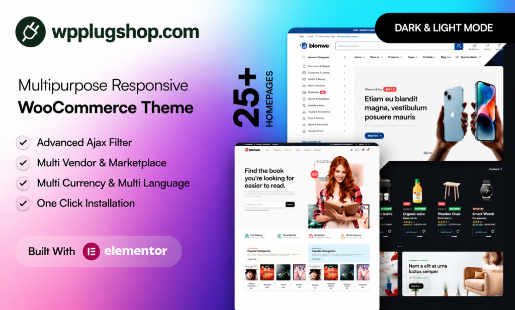Blonwe 1.3.6 – Multipurpose WooCommerce WordPress Theme