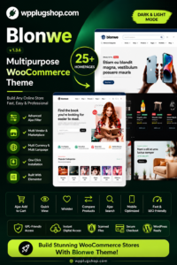 Blonwe 1.3.6 – Multipurpose WooCommerce WordPress Theme