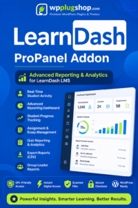 LearnDash ProPanel Addon – Advanced Reporting & Analytics for LearnDash LMS