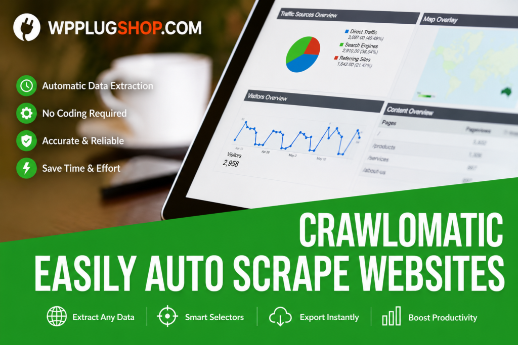 Crawlomatic – Multisite Scraper & Automated Post Generator Plugin for WordPress