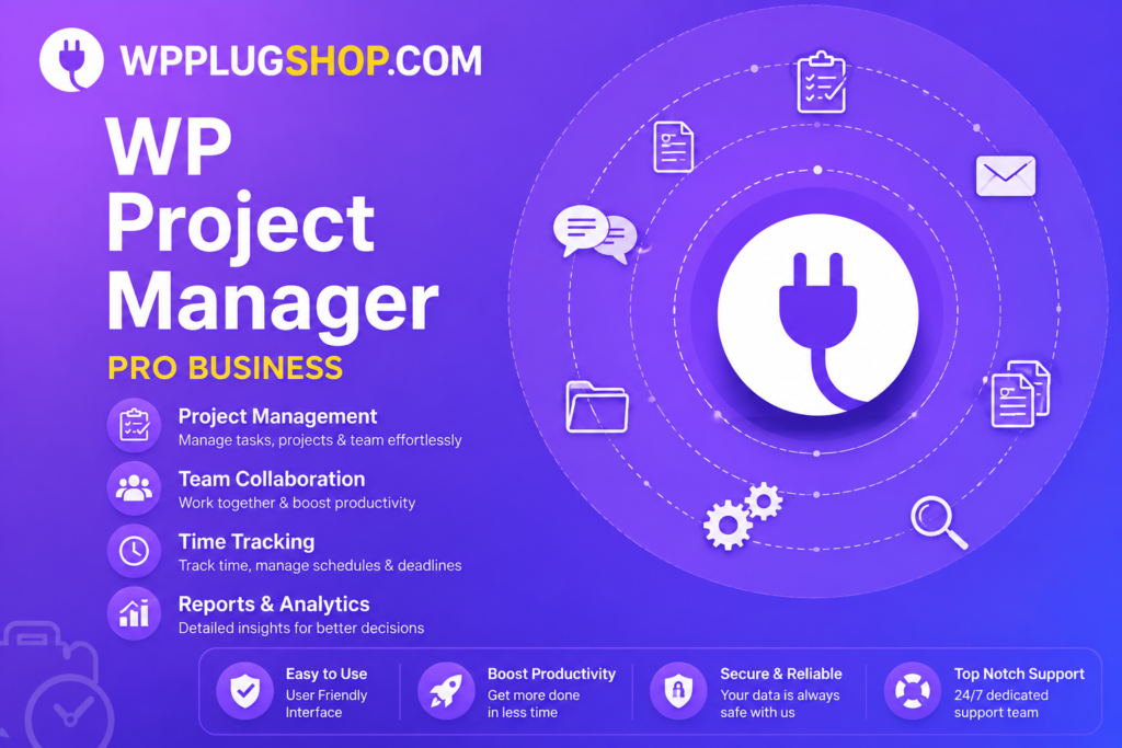 WP Project Manager Pro – Advanced Project & Task Management for WordPress