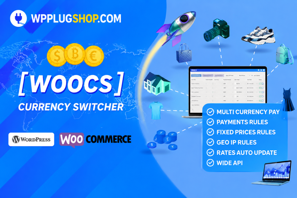 WOOCS – Professional WooCommerce Currency Switcher & Multi-Currency Plugin