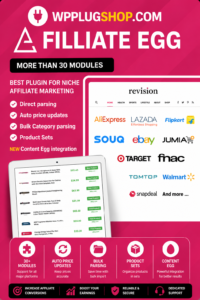Affiliate Egg – Niche Affiliate Marketing & Web Scraper Plugin for WordPress