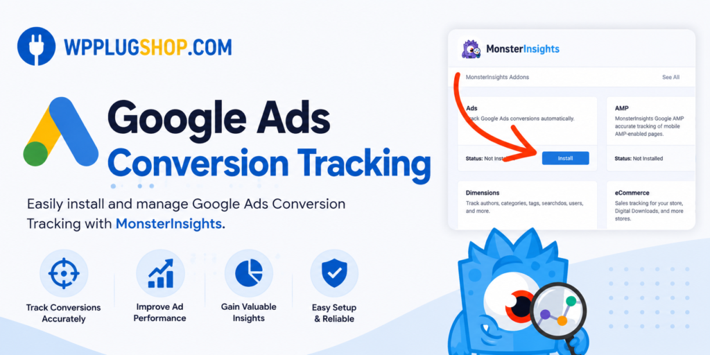 MonsterInsights Google Ads Conversion Tracking Addon for WooCommerce