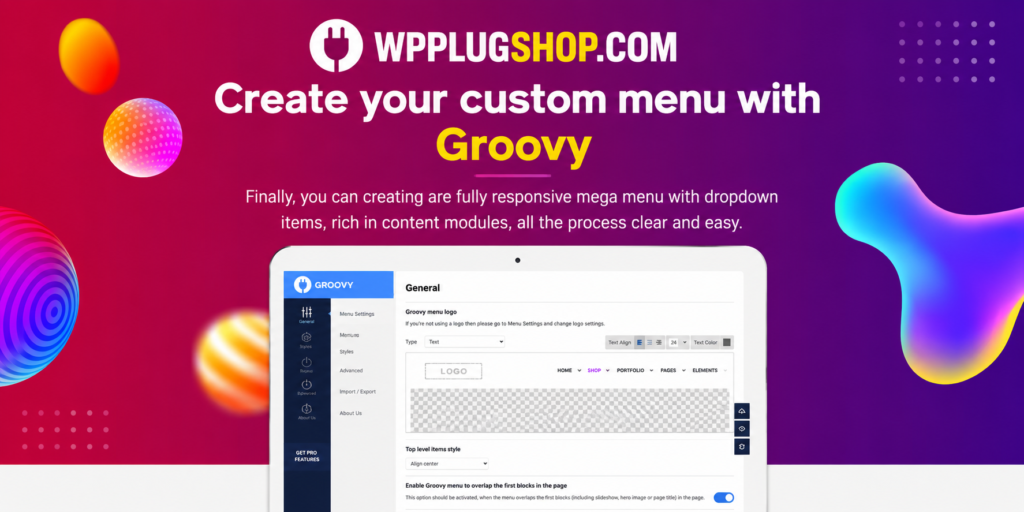 Groovy Mega Menu – Premium Responsive Mega Menu Plugin for WordPress