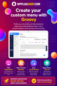 Groovy Mega Menu – Premium Responsive Mega Menu Plugin for WordPress