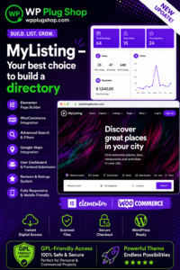 MyListing WordPress Theme GPL – Advanced Directory & Listing Theme for Elementor