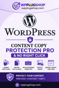 WP Content Copy Protection Pro – No Right Click GPL Free Download