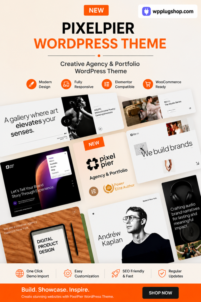 PixelPierNYC – Portfolio Creative Agency Freelancer WordPress Theme GPL Free Download