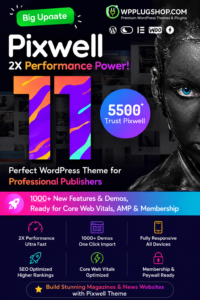 Pixwell Theme GPL – Modern Magazine & News WordPress Theme | Latest Version