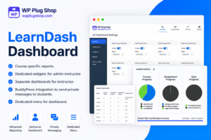 LearnDash Dashboard Plugin – Frontend LMS Dashboard for LearnDash