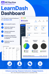 LearnDash Dashboard Plugin – Frontend LMS Dashboard for LearnDash