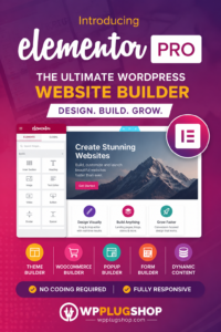Elementor Pro Plugin for WordPress – Advanced Visual Website Builder