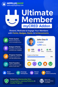 Ultimate Member myCRED – Points, Badges & Rewards Integration for WordPress