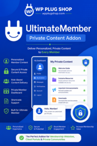 Ultimate Member Private Content – Personalized Member Content for WordPress