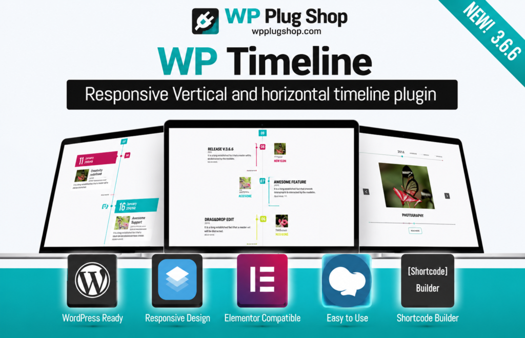 WP Timeline – Vertical & Horizontal Timeline Plugin for WordPress