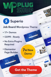 Superio Job Board WordPress Theme – Recruitment & Career Portal Solution