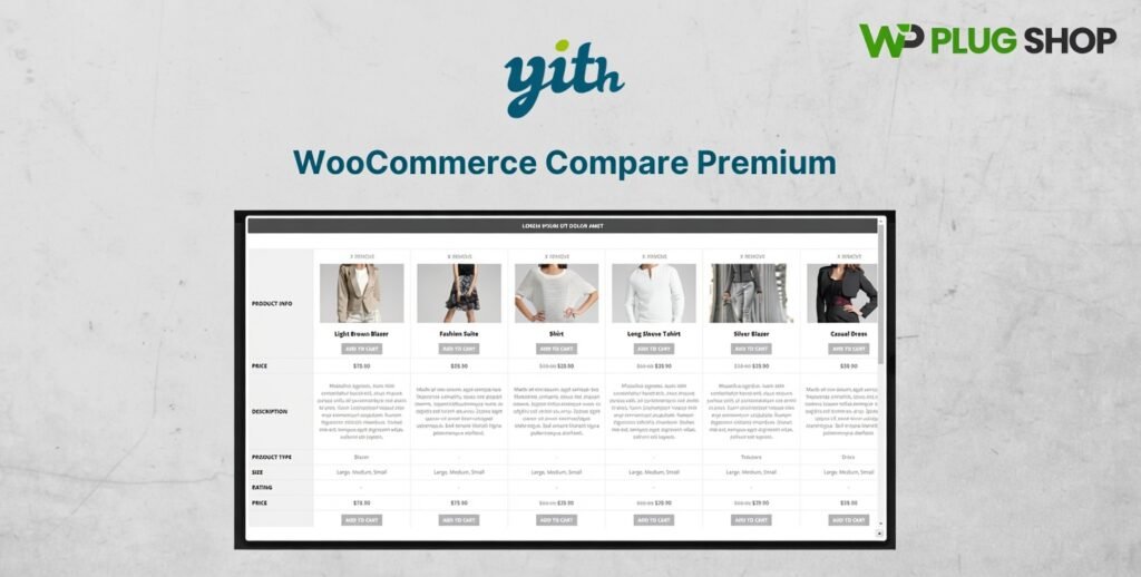 YITH WooCommerce Compare Premium 3.9.0 – Product Comparison Plugin for WooCommerce